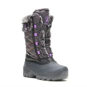 Kamik Kids Snow Boots - Black and Purple